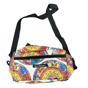 40s & Shorties White Zodiac Astrology Yellow Blue Side Hip Belt Bag Fanny Pack